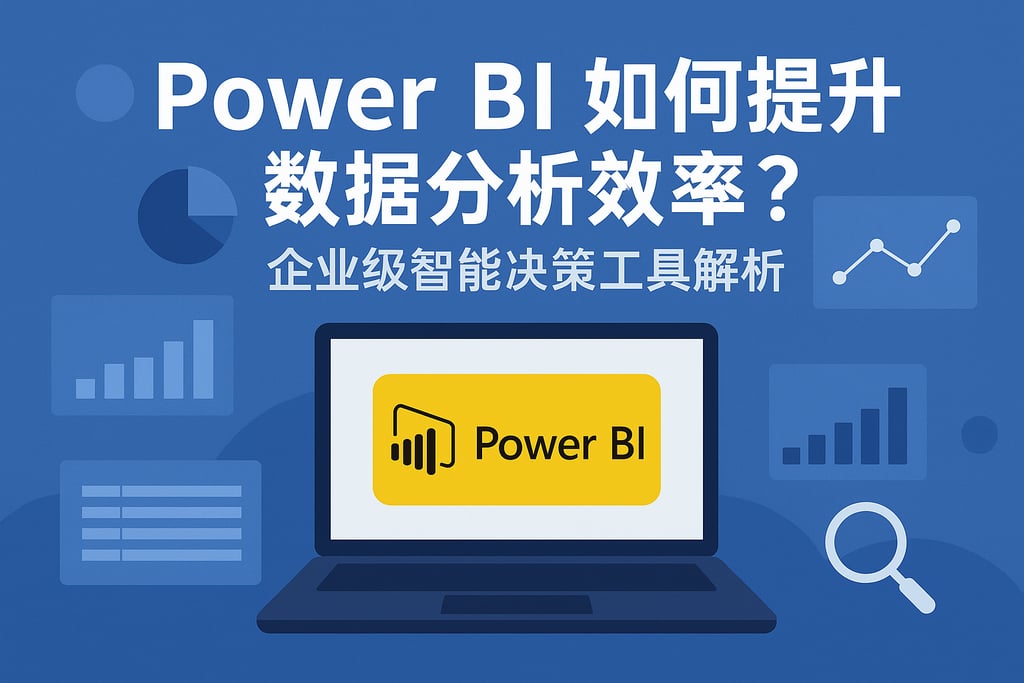 Power BI如何提升数据分析效率？企业级智能决策工具解析
